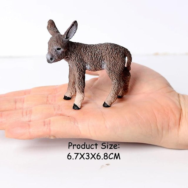 Esel Modell Spielzeug, Tiere Figuren, ab 14 Jahren - Bild 1