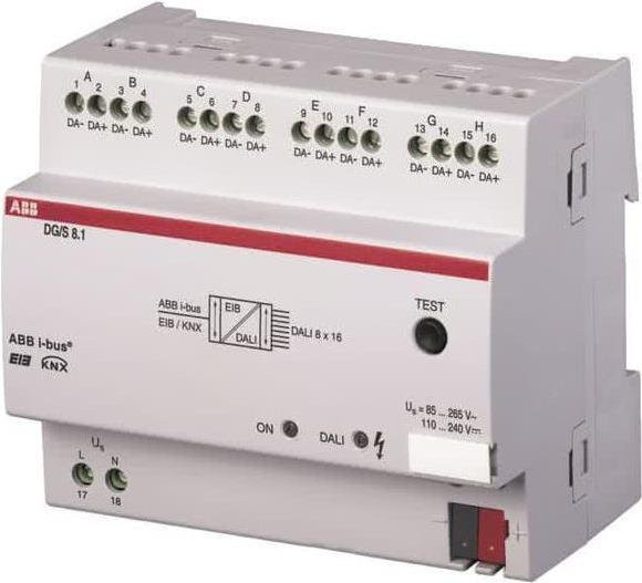 ABB DALI-Gateway DG/S8.1 8fach in Weiß (2CDG110025R0011) - Bild 1