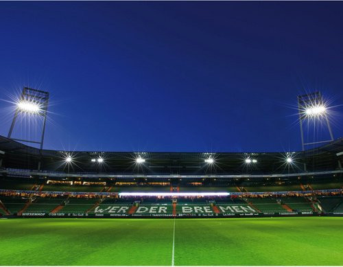 K&L Wall Art XXL Vliestapete SV Werder Bremen Wesesstadion, mehrfarbig, matt, B: 873 cm, H: 336 cm - Bild 1