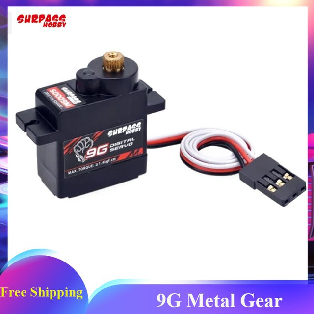 SURPASS Hobby S0009M Digitales Servo, Metall, Schwarz - Bild 1