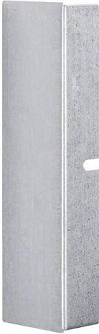 Hager Endstück LFS602006VERZ aus Stahl in Silber, B: 20 mm, H: 60 mm - Bild 1