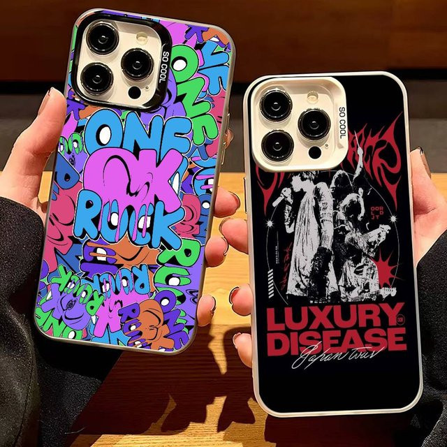 O-ONE OK ROCK Handyhülle für Apple iPhone 11 12 13 14 15 16 Pro Max Plus in Multicolour mit Schutzbeschichtung - Bild 1