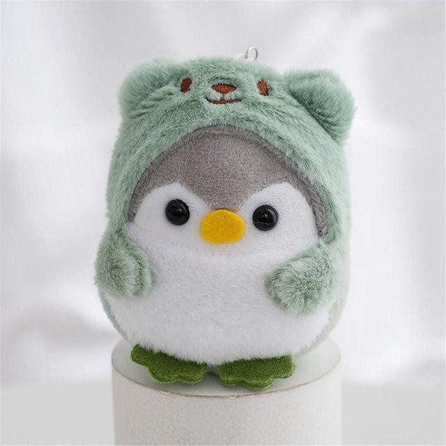Yiran toy Pinguin Stofftier Plüsch Schlüsselanhänger, 7cm, bunt, ab 3 Jahre - Bild 1