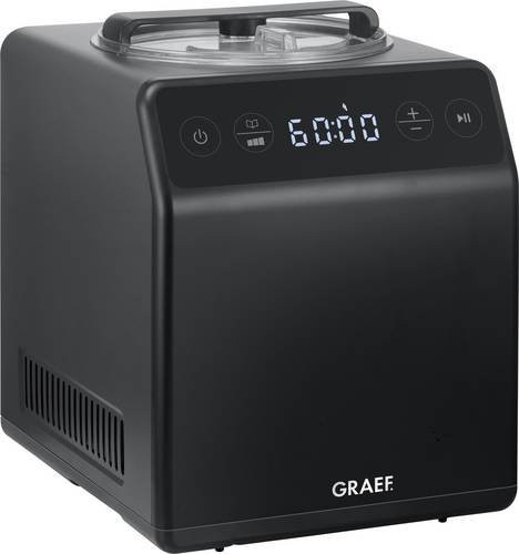 Graef Eismaschine IM 706 in Eisenglimmergrau mit 2l Fassungsvermögen und 4 Programmen - Bild 1