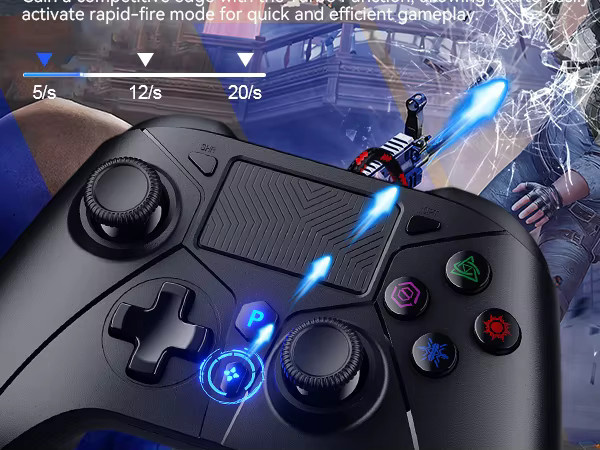 Sony DualSense Gamepad für PS5 und PC, kabelgebundener Controller mit Vibrationsfunktion, Turbo-Modus und 3,5 mm Klinkenanschluss in Schwarz oder Weiß - Bild 2