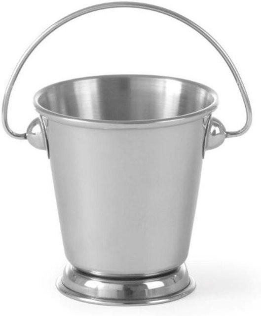 Hendi Mini-Snackeimer aus Edelstahl in Silber mit Griff, Durchmesser: 8,7 cm - Bild 1