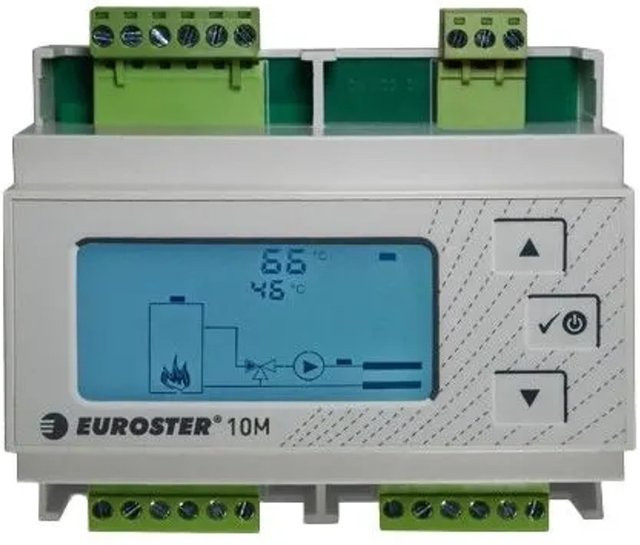 Euroster 10M Heizungsregelung für gemischte Heizkreise mit 3-Punkt-Mischventil in Weiß - Bild 1