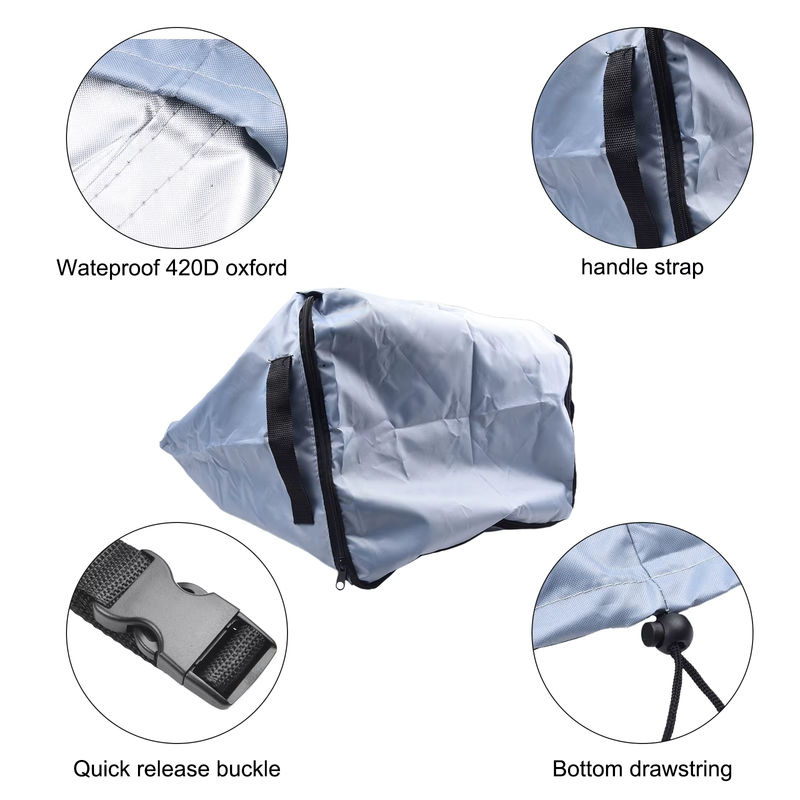 Wetterfeste Abdeckung für Spa-Heizung und Whirlpool-Pumpe in Schwarz, B/T/H: 43 x 38 x 54 cm - Bild 4