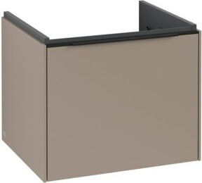 V&B Waschtischunterschrank Subway 3.0 in Taupe, B/T/H: 52,3 x 42,9 x 44,8 cm - Bild 1