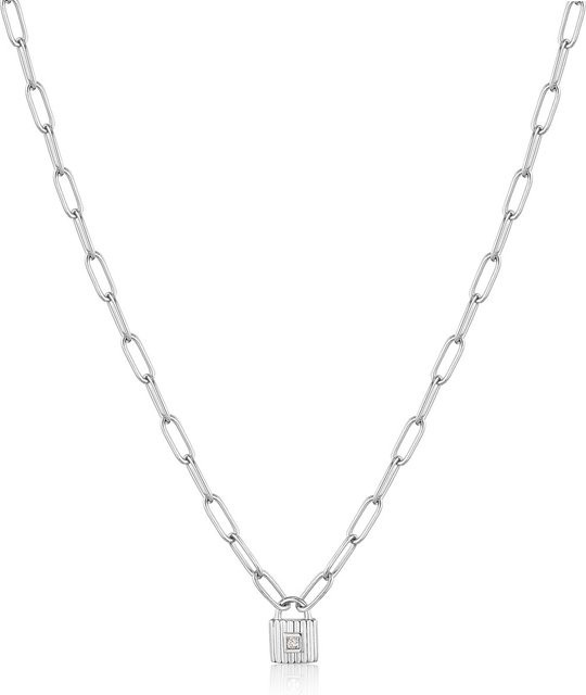 Ania Haie Halskette, 925 Silber, Zirkonia, Damen, 45 cm - Bild 1