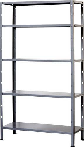 IRONSIDE Lagerregal Metall in Silber und Grau, B/T/H: 100 x 40 x 200 cm - Bild 1