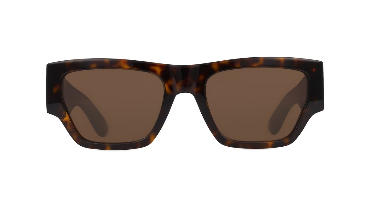 Alexander McQueen AM0393S Sonnenbrille, Vollrand, Quadratisch, Kunststoff, braun, Herren - Bild 1
