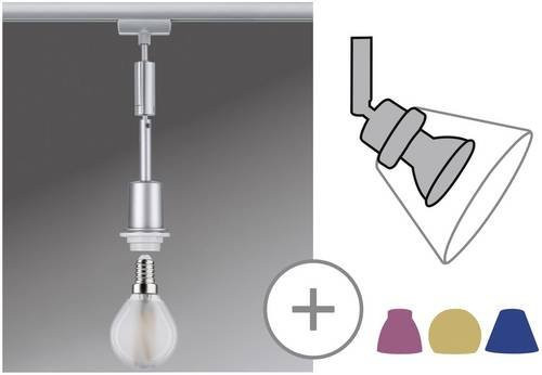 Paulmann URail DecoSystems Pendelleuchte Chrom matt E14 für Hochvolt-Schienensysteme - Bild 1