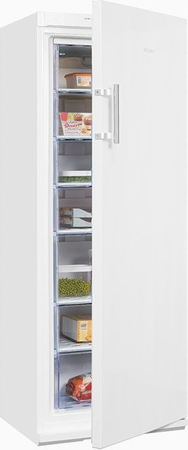 Exquisit GS27-H-280E Gefrierschrank, weiß, Standgerät mit umkehrbarer Tür - Bild 1