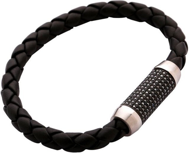 Swarovski Armband, Gewebtes Design, Schwarz, Herren, Kristall - Bild 1