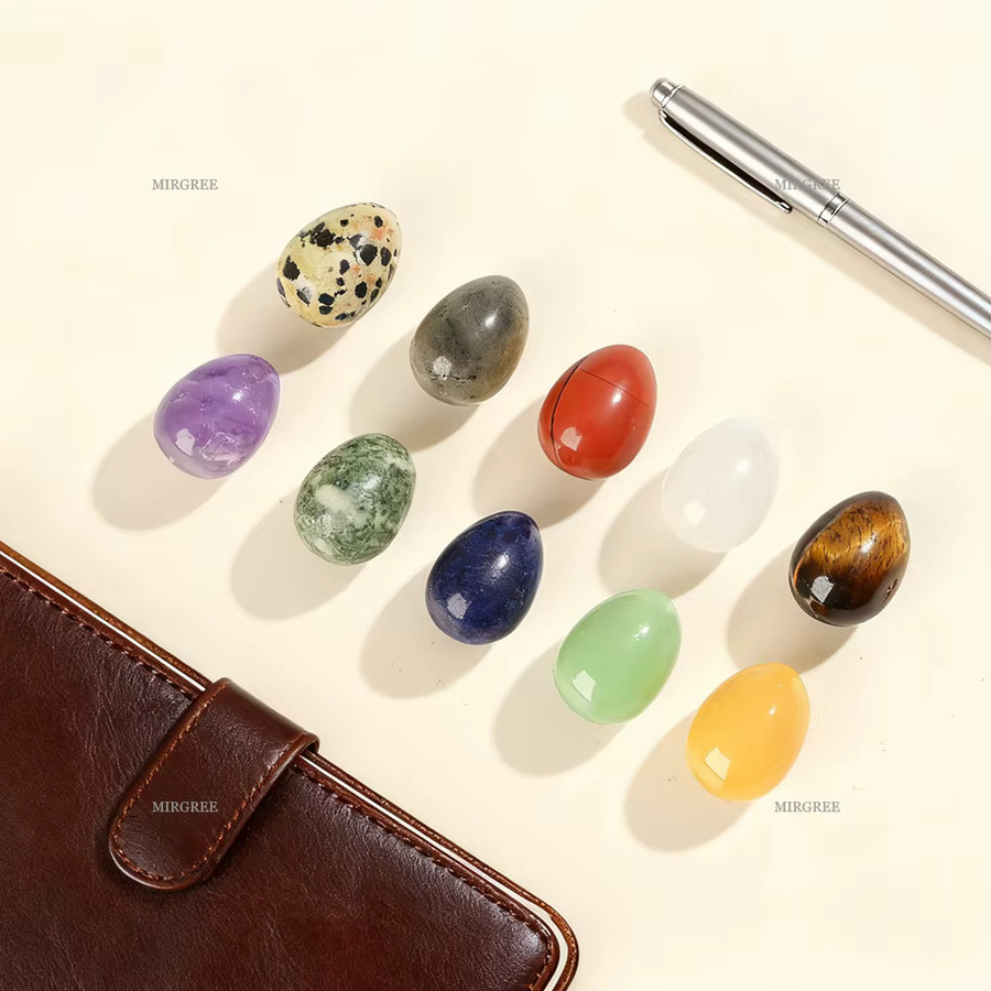 Handpolierte Denkei Oster-Sammlung in Multicolor für deine Osterdekoration und spirituelle Erkundung - Bild 3