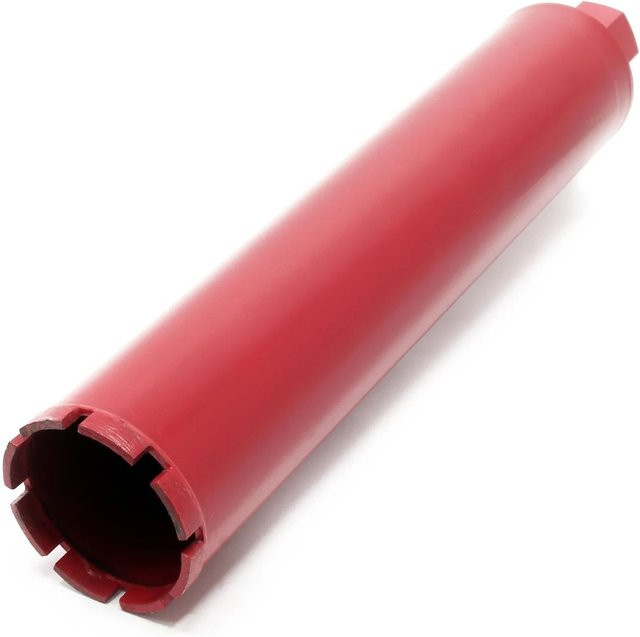 Wiltec Diamantbohrkrone für Fliesen als Kernbohrer für Nass- und Trockenbohrungen, Durchmesser: 8,3 cm, Farbe: Rot - Bild 1