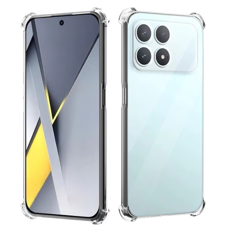 Stoßfeste Airbag Schutzhülle für Xiaomi Poco F8 Ultra Pro F7 F6 F5 X7 X6 X5 Pro C85 in Transparent - Bild 4