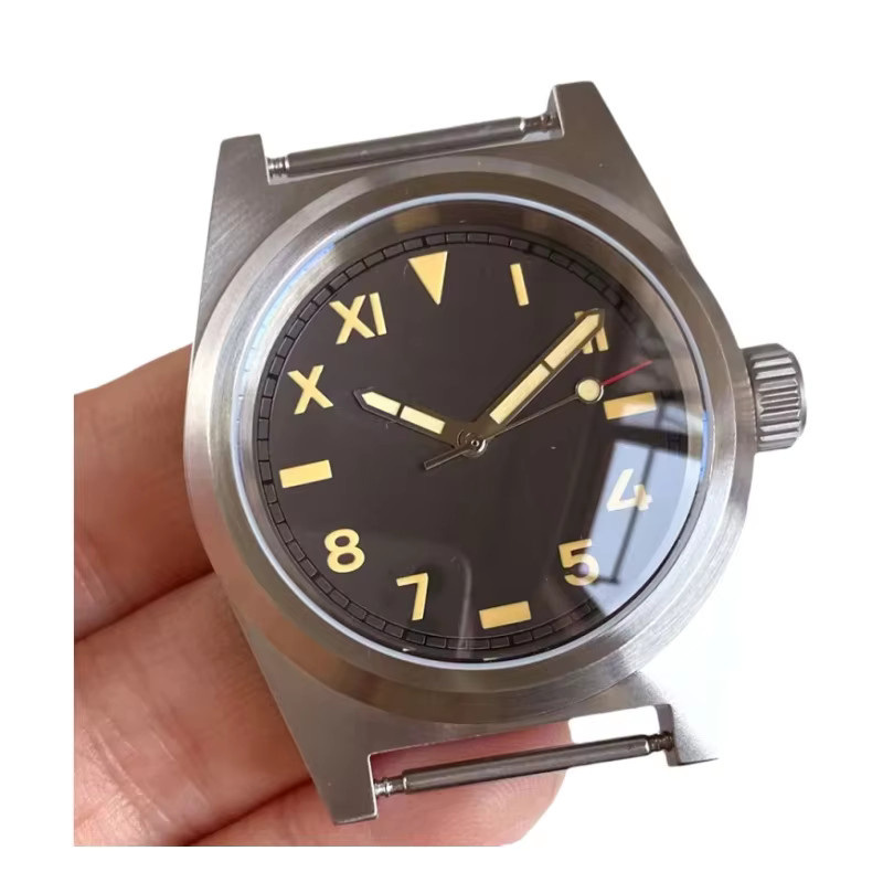 Tandorio Uhrengehäuse, Edelstahl, Silber, 38 mm, Unisex, Uhrenzubehör - Bild 3