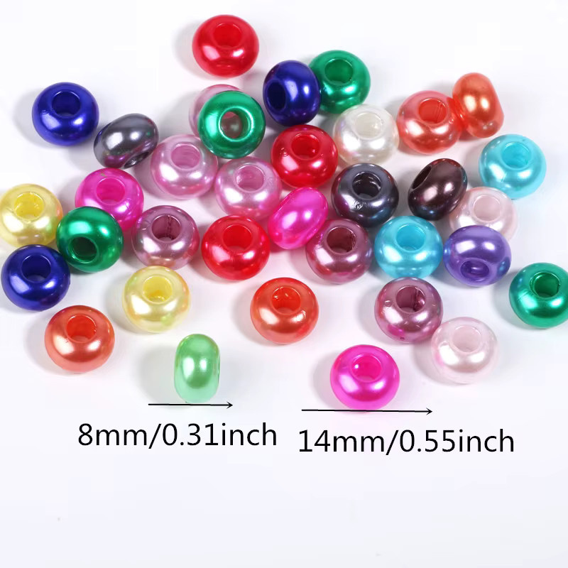 Laudsong Acrylperlen, 14 mm, Spacer-Perlen - Bild 3