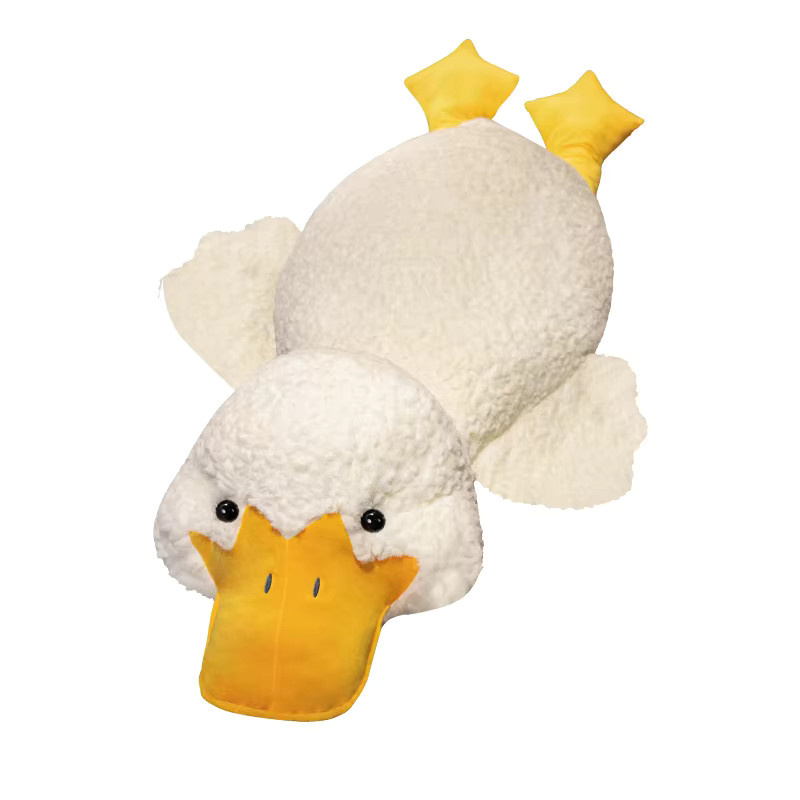 PUNIDAMAN Ente Plüschtier, Weiß, Gelb - Bild 2