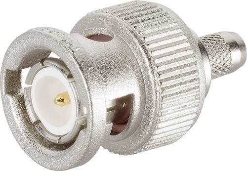 Telegärtner BNC-Steckverbinder Stecker gerade 50 Ohm in Silber - Bild 1