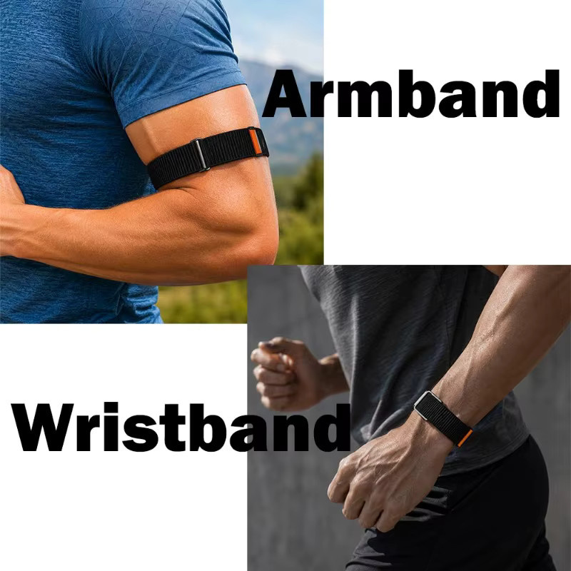Google Fitbit Air Armband, Nylon, Schwarz, Unisex - Bild 2