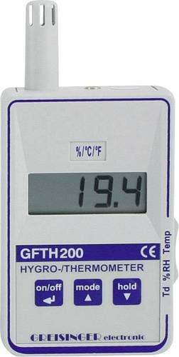 Greisinger GFTH 200-WPF4 Temperatur-Messgerät mit kalibriertem Pt1000 Fühler, Messbereich -25 bis 70°C, Farbe: Weiß - Bild 1
