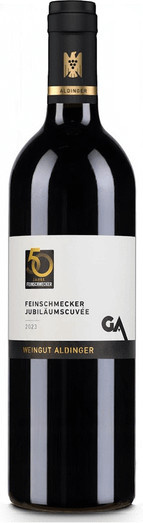 Aldinger 50 Jahre Der Feinschmecker Jubiläumscuvée, trocken, Rotwein, 2023, 0,75 l - Bild 1