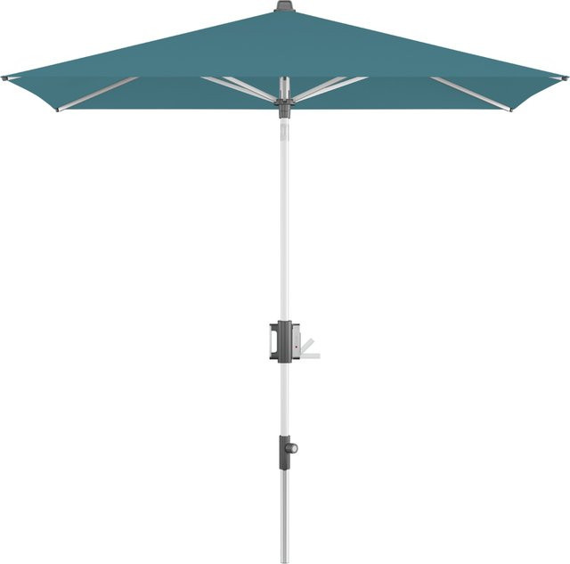 Knirps Mittelmastschirm Apoll in Lagoon mit Aluminiumgestell und Polyesterbespannung, B/T: 230 x 150 cm - Bild 1