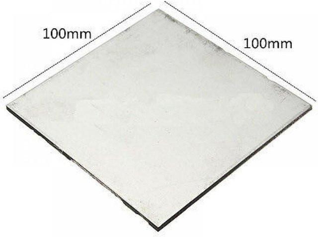 Titan Platte Xiaolang Silber 99,8 % Reinheit B: 100 cm, T: 100 cm, H: 0,3 cm - Bild 1
