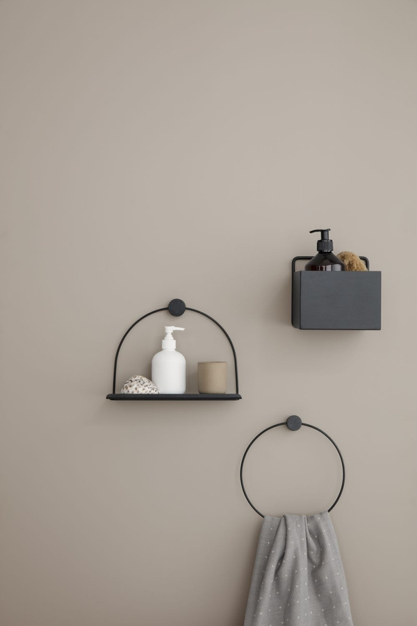 Ferm Living Wall Box aus Metall in Schwarz Matt - Bild 3