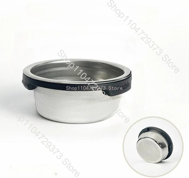 Ninja Siebträger Set für ES601 ES655 ES701 mit Doppel- und Einzelkaffeefilterkorb, 54 mm, Silber - Bild 1
