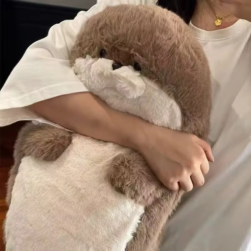 Molutian Seeotter-Kuscheltier, Plüsch, 60cm, Braun - Bild 2