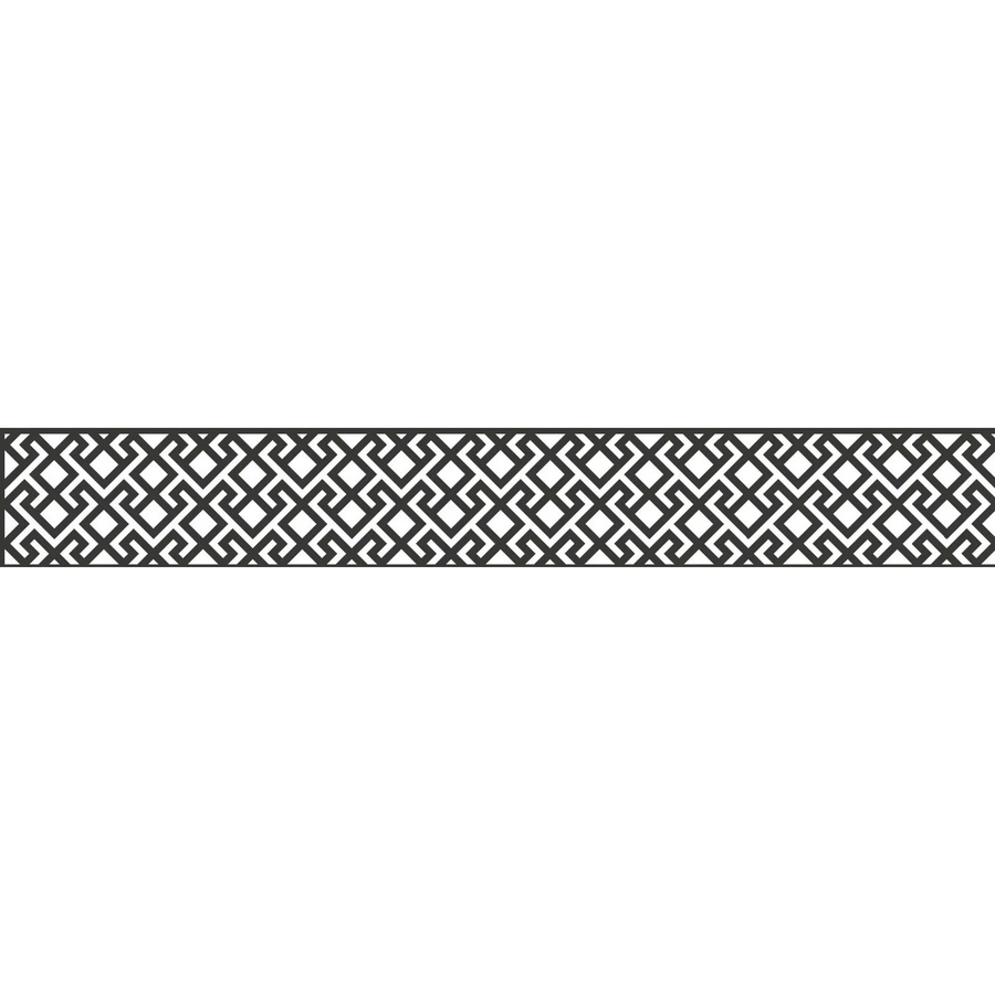 GroJa Steckzaun Designeinsatz Abstract in Anthrazit und Schwarz, Höhe: 180 cm, Breite: 30 cm - Bild 2