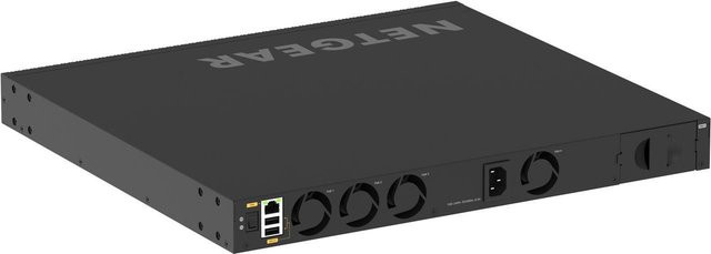 Netgear AVoIP M4350 Managed Switch XSM4328FV-100NES, 24x SFP+, 4x SFP28, 10G, Schwarz - Bild 1