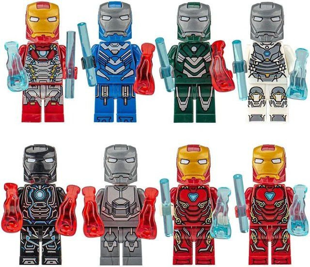 Minifiguren aus Kunststoff, bunt / mehrfarbig - Bild 1