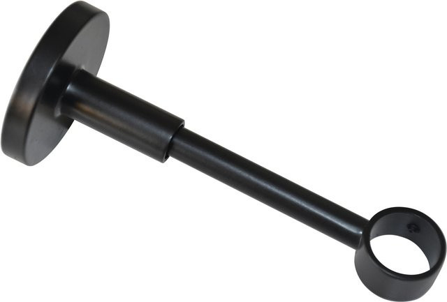 Gardinia Träger Chicago Geschlossen Metall Schwarz Matt Ø 20 mm - Bild 1
