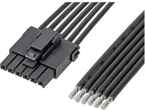 Molex 217466-1081 Bulk Stecker in Schwarz - Bild 1