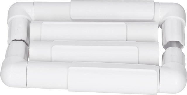 4 Stück Stickrahmen aus Kunststoff von Igeteck in Weiß für DIY Nähprojekte - Bild 1
