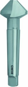 RUKO Kegel- und Entgratsenker DIN 335 Form D 90 Grad aus HSS in Silber, D1: 3,2 mm, D2: 16,5 mm - Bild 1