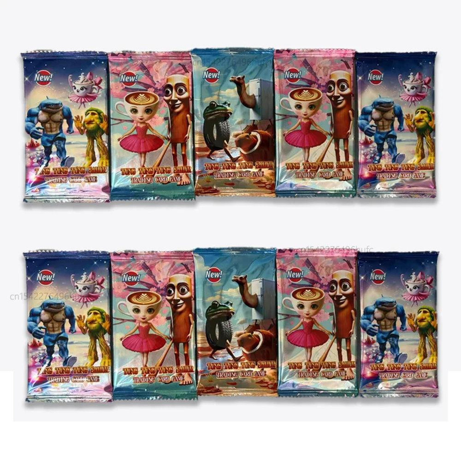 Yiran toy Italienisches Gehirnfäule Tungtungtung Sahur Tralalero Tralala Sammelkarten Kinderkartenspiel 8/288 Stück - Bild 5