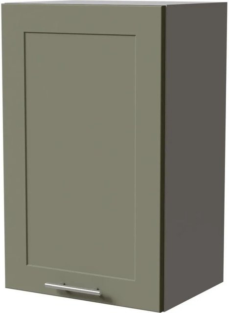 Feldmann-Wohnen Hängeschrank Oslo Küchenschrank in Grau und Reed Green Matt mit Soft-Close-Türen, B/T/H: 45 x 32,5 x 72 cm - Bild 1