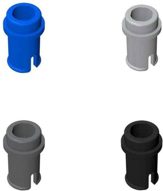 Tech Bulk Komponentenstecker Stift Stift Kreuzachse Bausteine, 100-teiliges Set, Bunt / Mehrfarbig - Bild 1