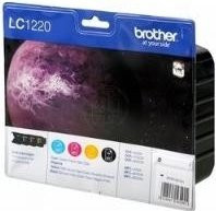 Brother Druckerpatronen-Set LC1220VALBPDR mit Schwarz, Gelb, Cyan und Magenta für Inkjet-Drucker wie DCP J525W, J725DW, J925DW, MFC J430W, J625DW, J825DW und J825N - Bild 1
