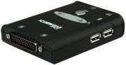 VALUE KVM Switch Star 1U für 2 PCs mit HDMI und USB in Schwarz (14.99.3250) - Bild 1