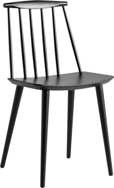 HAY J77 Stuhl aus Buchenholz in Schwarz Matt - Bild 1