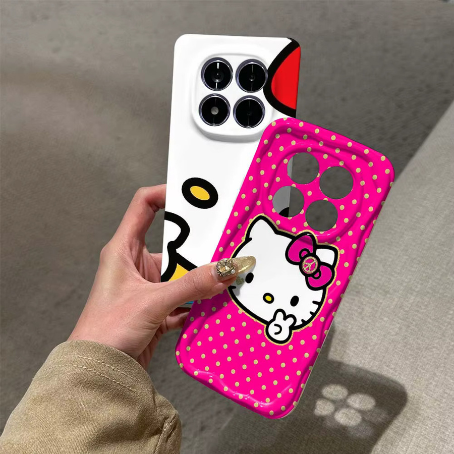 Kawaii Cat Face Handyhülle für Xiaomi Poco M8 M7 M6 M4 X7 X6 X5 F8 F6 F5 F4 Pro Ultra - Bild 2