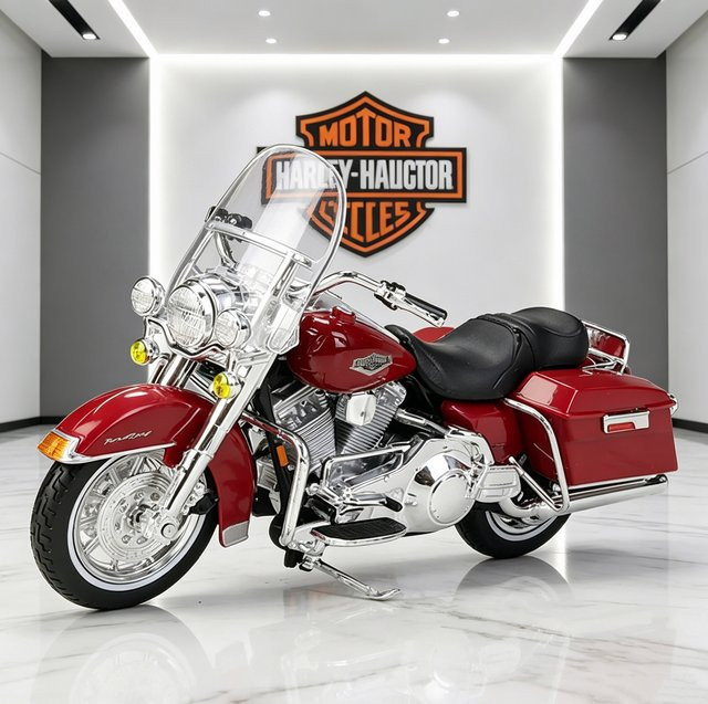 Maisto Harley Davidson FLHR Road King 1999, Motorradmodell, 1:18, Metall, ab 3 Jahren - Bild 1