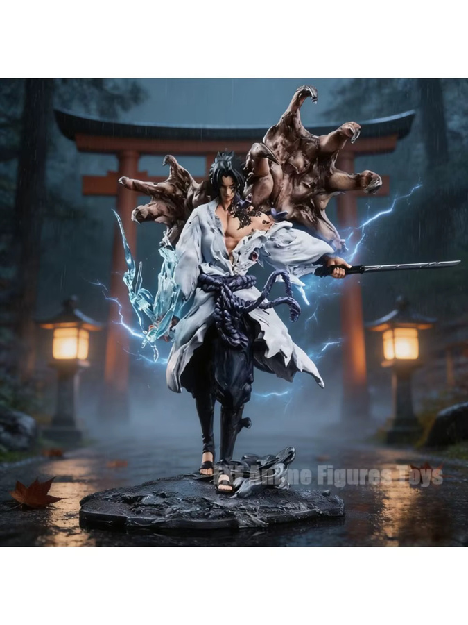 Bandai Naruto Uchiha Sasuke Actionfiguren, PVC-Statue, 31cm - Bild 4